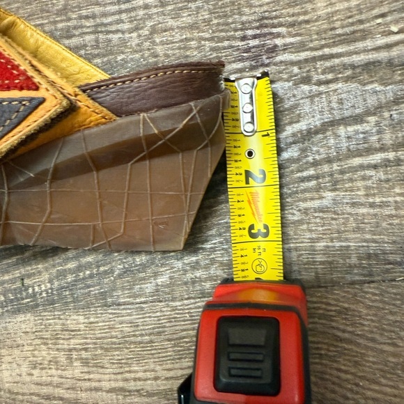 The Art Company Sz. Worn New/EUC worn 1 x to a festival sticker wedge/geometric - Picture 6 of 16